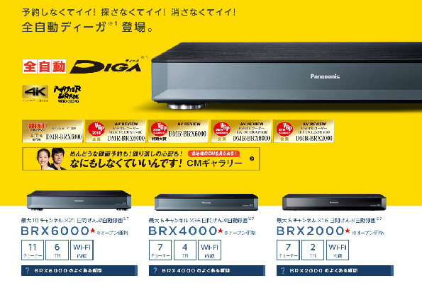 PCゲーム Panasonic DMR-BRX6000 ブルーレイ ブルーレイレコーダー