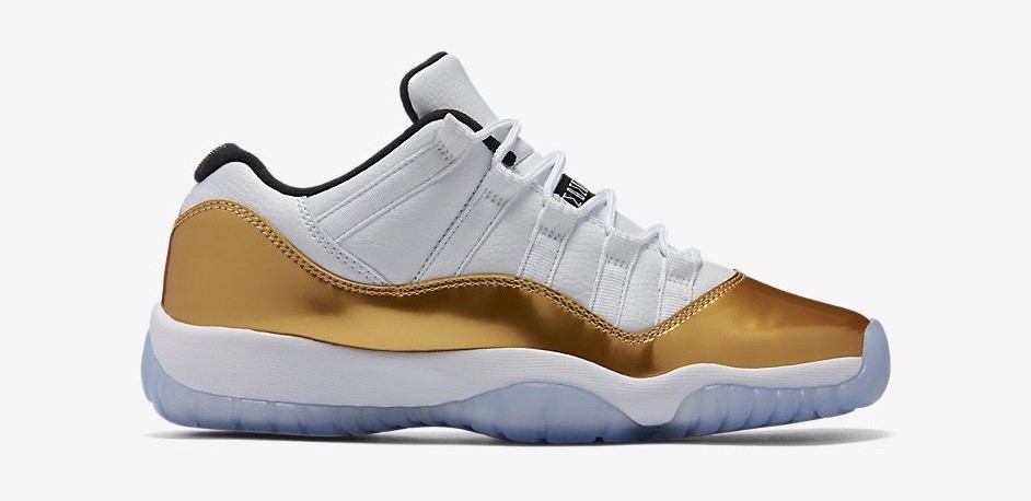 gold and white 11 lows