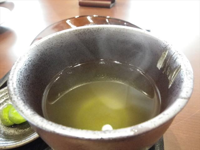 緑茶付き