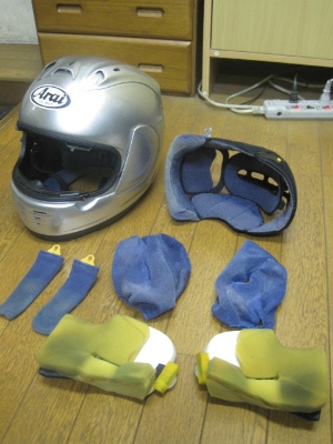 千葉県在住のＺＸ１０ ヘルメットのリフレッシュ