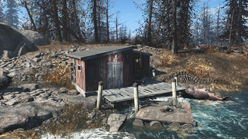 カンタベリー島の補給物資倉庫に入る方法 Far Harbor Fallout 4